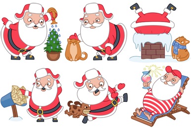 santa claus icon indice