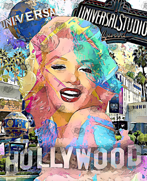 MARILYN HOLLYWOOD - Limited edition of 25 (150 euro)